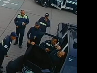 Exhiben policías viales de Zacatecas consumiendo bebidas alcohólicas dentro de la corporación