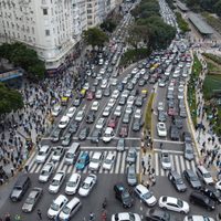 Qué dijo Macri durante el banderazo