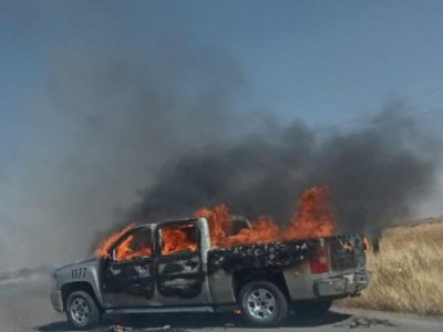 Grupos armados siembran terror en Zacatecas con bloqueos y quema de vehículos