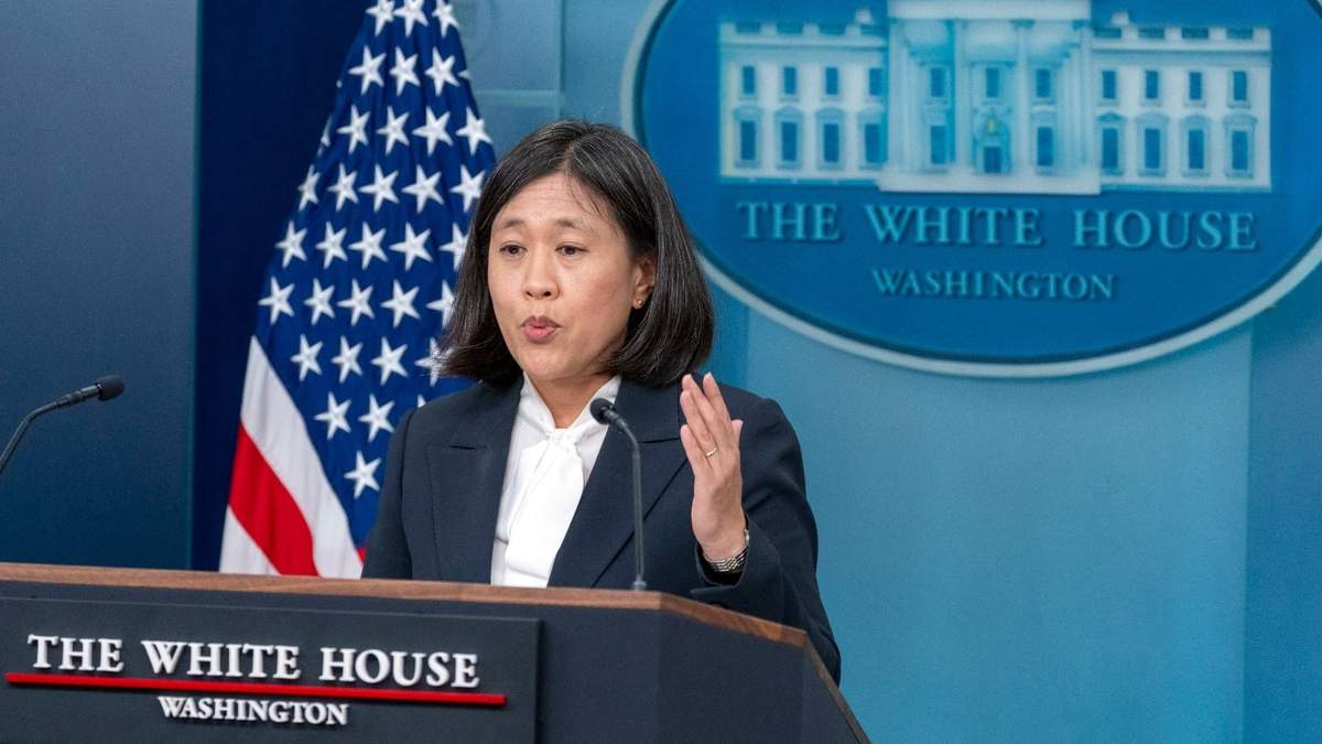 La representante comercial de EU, Katherine Tai