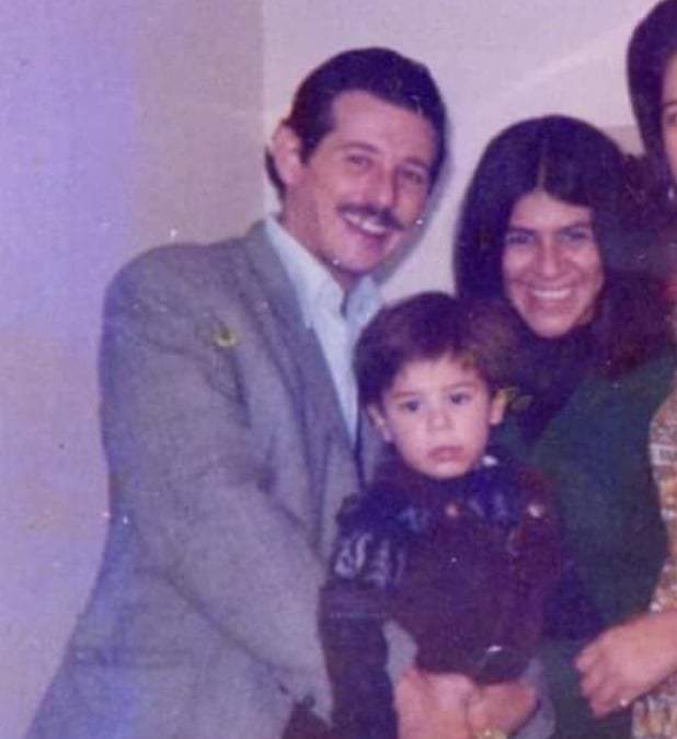 María del Rosario, con su esposo, Bernardo Lejderman, y su hijo Ernesto