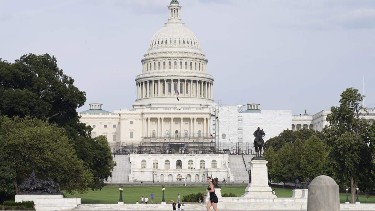 Vista del Capitolio, Washington, 30 de agosto de 2023