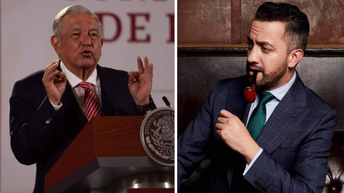 El presidente López Obrador y Chumel Torres