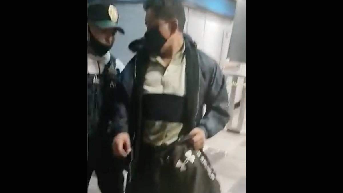 El momento de la detención