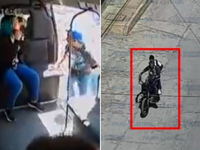 Caen presuntos ladrones de combi que le arrebataron su lap top a una estudiante en Ecatepec