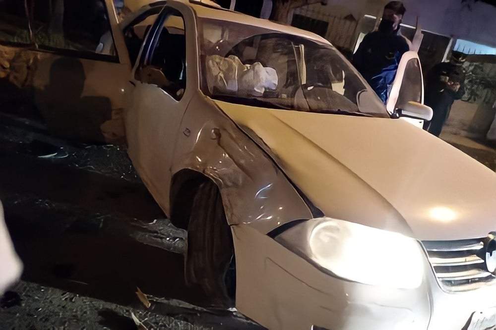 El hombre atrapado se encuentra en el Hospital Fuente: (Twitter)
