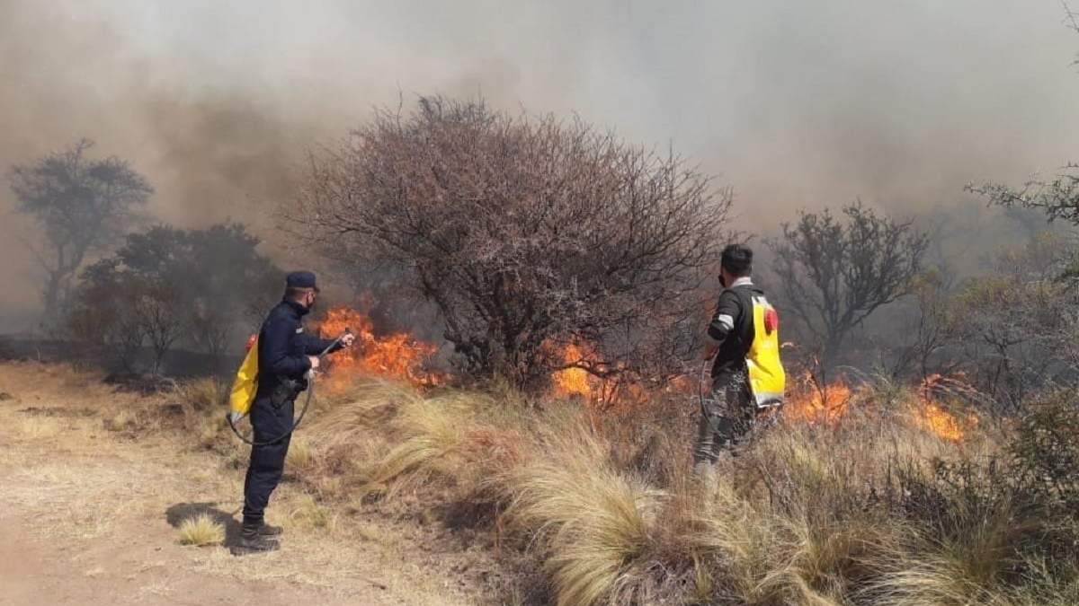 Incendios en Córdoba. Fuente: (Twitter)