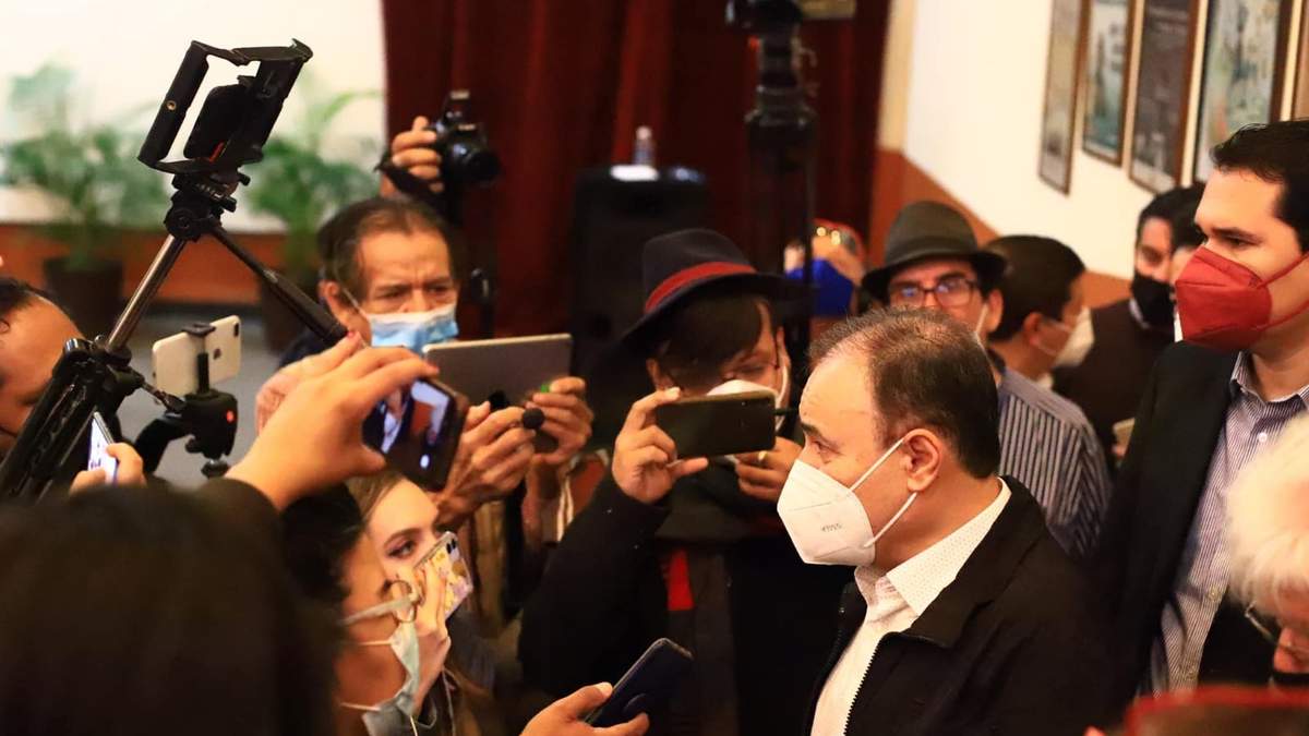 Alfonso Durazo tuvo su primera aparición ante medios tras renunciar a su cargo federal