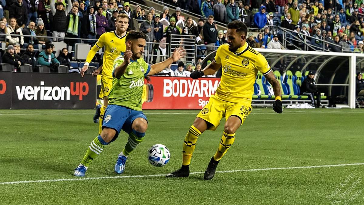Seattle Sounders-Columbus Crew. Fuente: (Twitter).