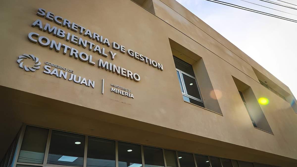 Secretaría de Gestión Ambiental y Control Minero del Ministerio de Minería de San Juan. Fuente: (Twitter)