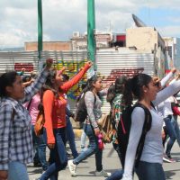 '¡Ayotzinapa, seguirás en pie porque el pueblo aún te necesita!”: estudiantes y maestros en Chiapas