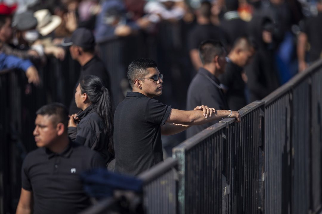 Amplio cuerpo de seguridad para la familia presidencial