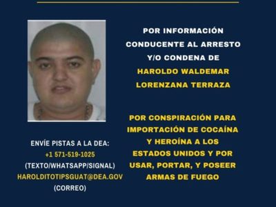 EU busca extraditar a narco guatemalteco ligado al Cártel de Sinaloa; esto ofrece de recompensa