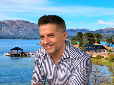 Inmejorable: Ángel De Brito realizó turismo de aventura en Villa Pehuenia