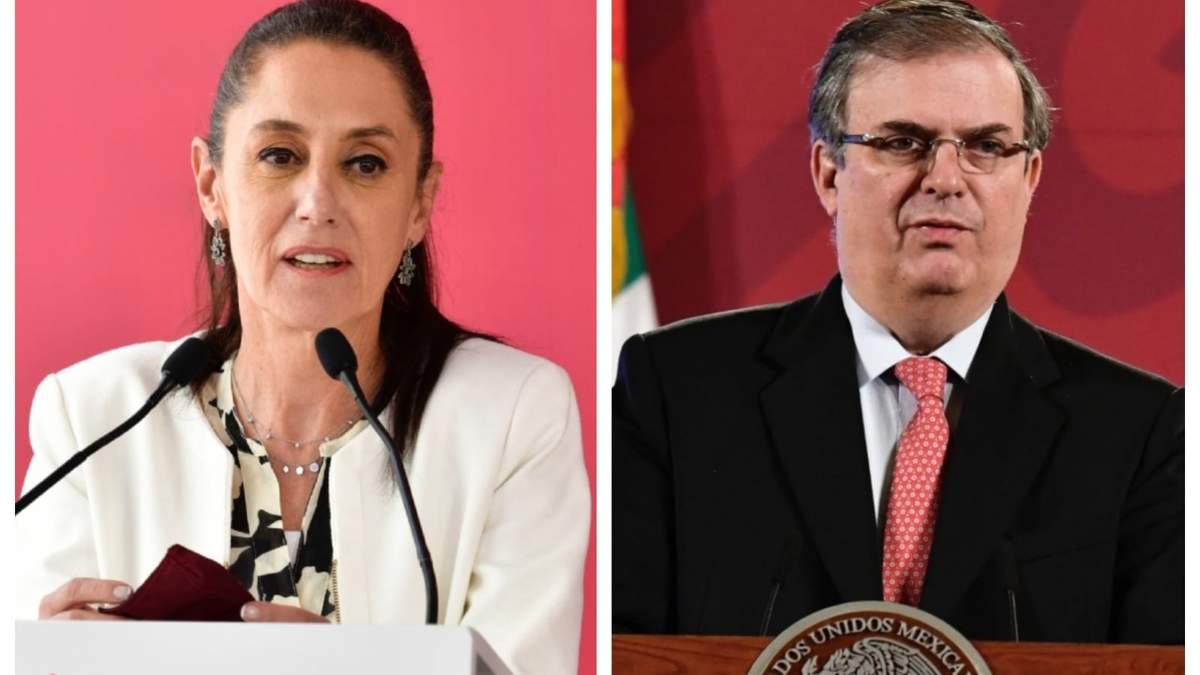 Claudia Sheinbaum y Marcelo Ebrard Casaubón