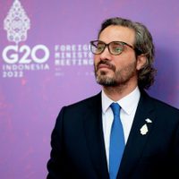 Santiago Cafiero: "Los problemas globales no pueden resolverse en forma unilateral"