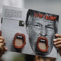 Repudian senadores de PAN y PRD visita de Trump a Los Pinos