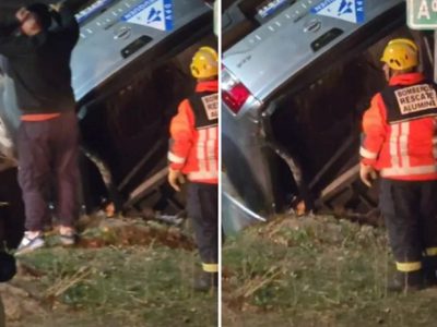Echaron de Vialidad provincial al chofer que volcó la camioneta oficial en estado de ebriedad