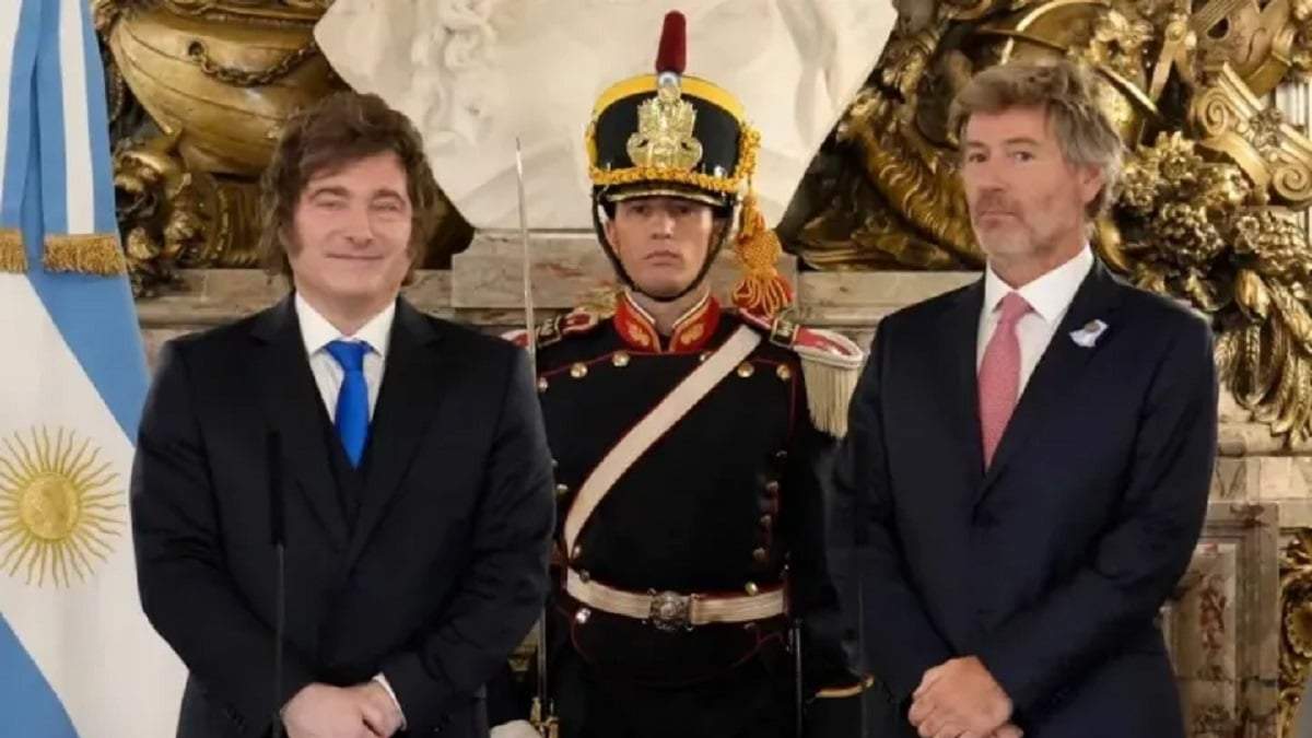 Javier Milei y Juan Bautista Mahiques. Fuente: (Instagram)