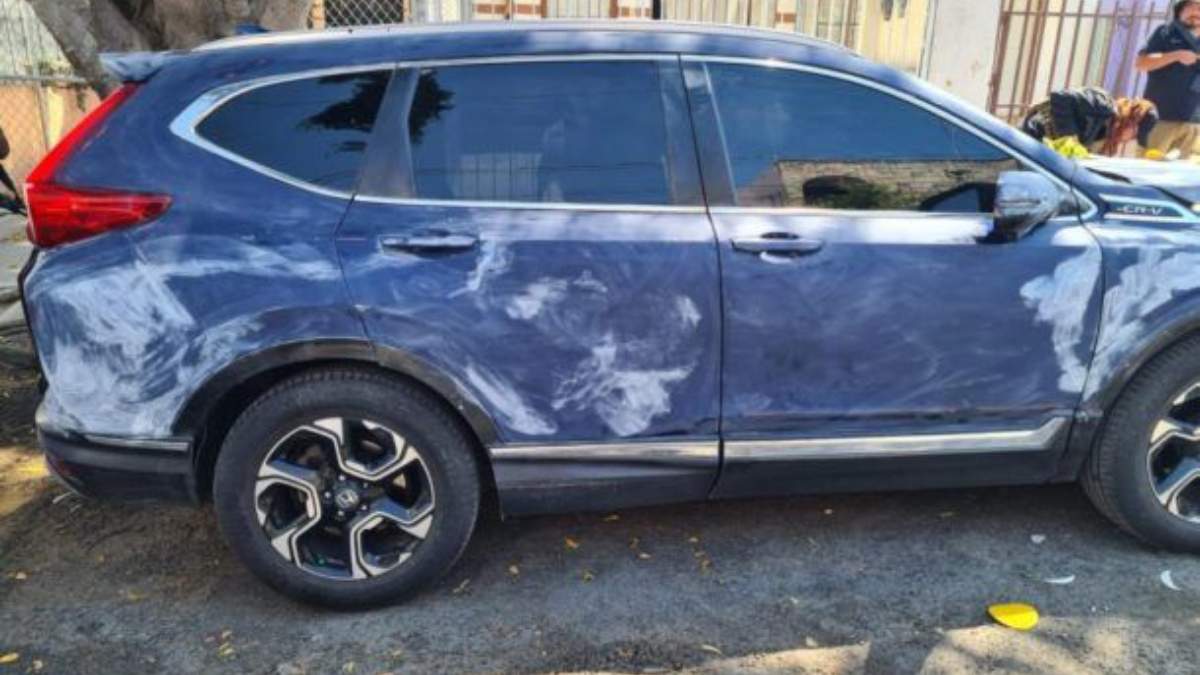 Camioneta supuestamente vinculada a la desaparición de Jaime Barrera