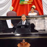 Yunes no reveló nada; elogió a Peña en su toma de posesión: AMLO