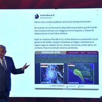 AMLO confiesa que quiso advertir que “Otis” venía “cañón”, pero decidió no hacerlo