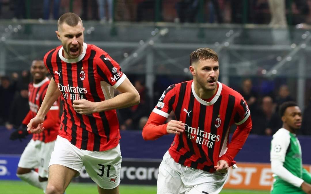 Santiago Gimenez anotó gol a los 36 segundos con el Milán ante el Feyenoord