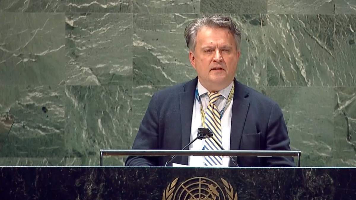 Sergei Kislitsia, embajador de Ucrania ante la ONU