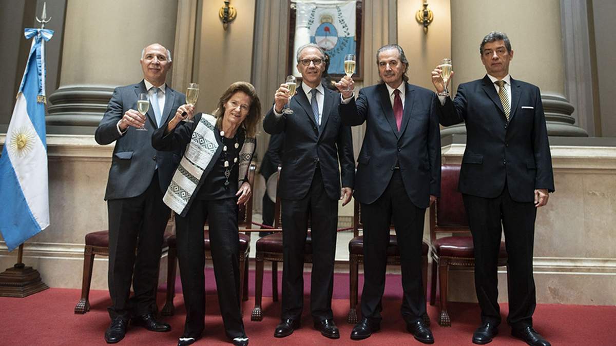 Integrantes de la Corte Suprema de Justicia. Fuente: (Twitter)