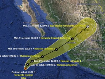 Alerta por ciclones tropicales Max y Lidia: el gobierno llama a extremar precauciones