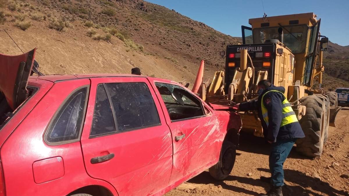 Siniestro vial en la Ruta Provincial 38. Fuente (Facebook).