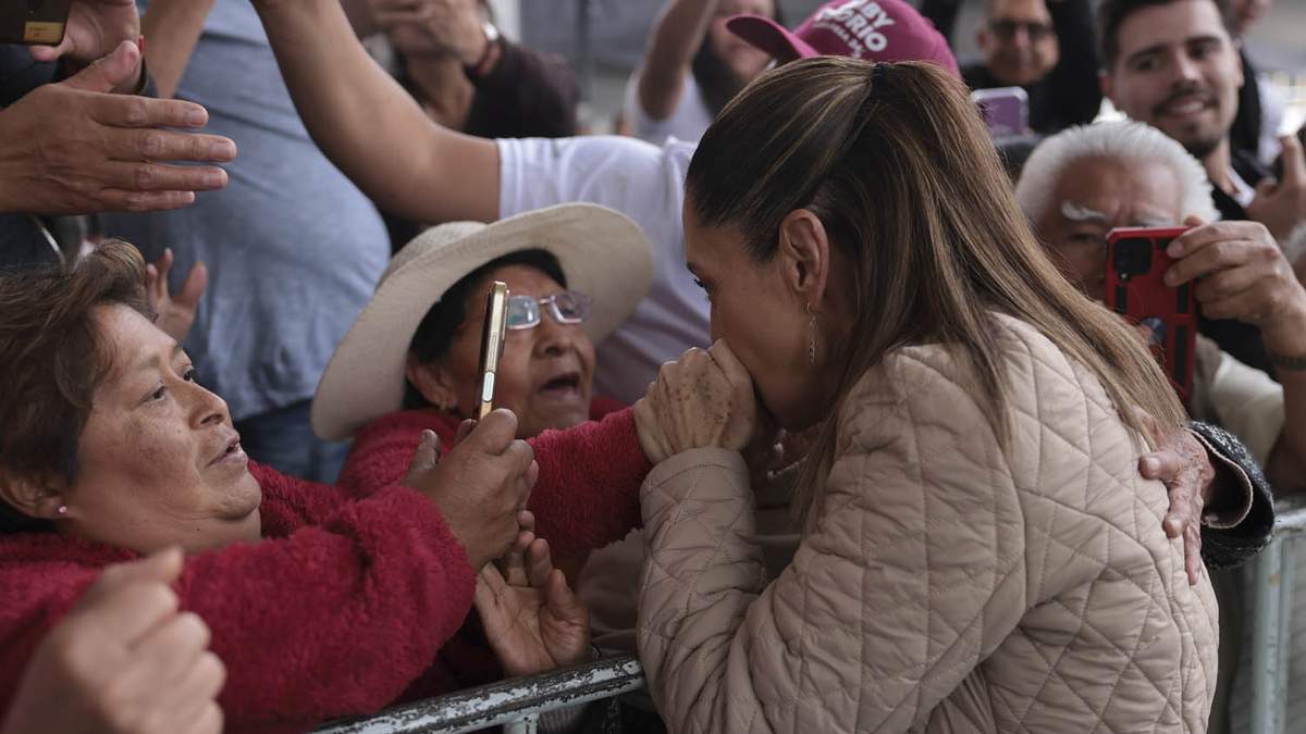 Claudia Sheinbaum este domingo en Tlalpan