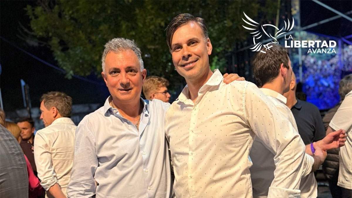 Rubén Torres con Santiago Pareja.