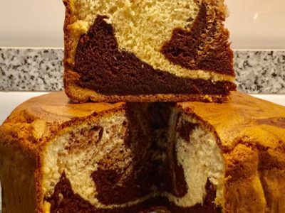 Torta marmolada sin gluten, una alternativa saludable para el mate y sin gastar de más
