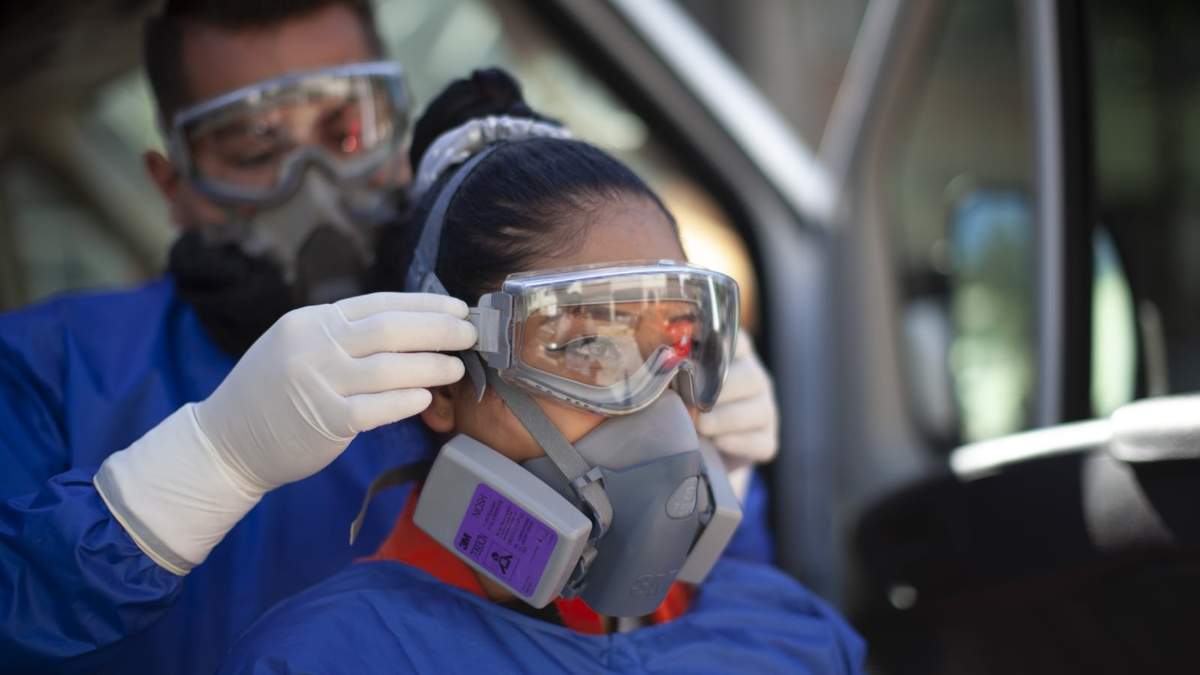 Paramédicos de Protección Civil de la alcaldía Iztapalapa