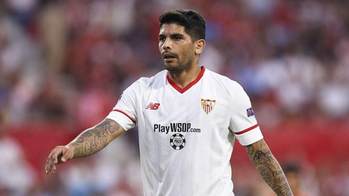 Éver Banega. Fuente: (Twitter).