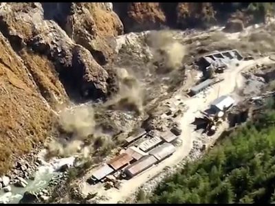 Himalaya: así fue captada en videos la gran avalancha que terminó con la vida de varias personas