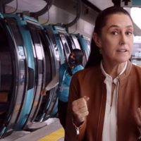 Sheinbaum inicia con el Cablebús la transmisión de spots de su tercer informe