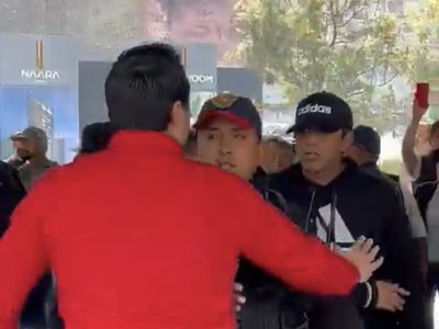 Revientan acto de priistas en favor de Santiago Taboada; se deslinda Adrián Rubalcava (Video)