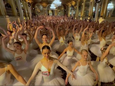 Cientos de bailarinas en puntas imponen este nuevo récord mundial en NY