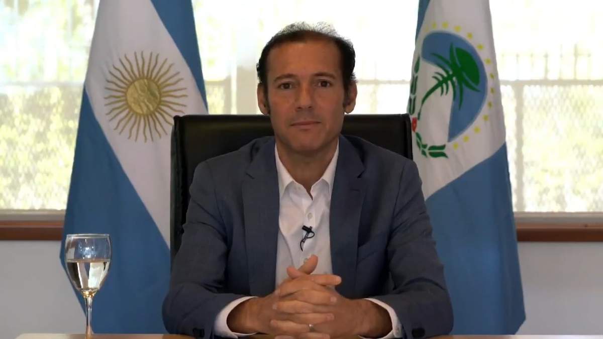 Omar Gutiérrez, gobernador de Neuquén. Fuente: (Twitter)