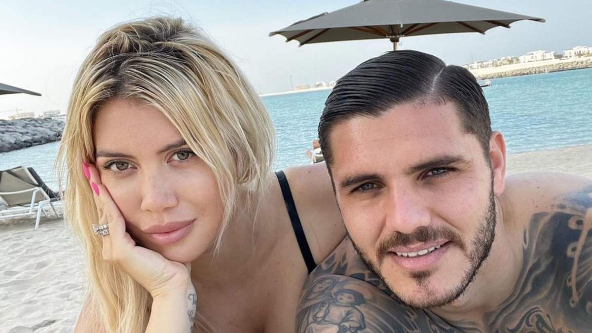 Mauro Icardi y Wanda Nara. Fuente: (Instagram @mauroicardi)