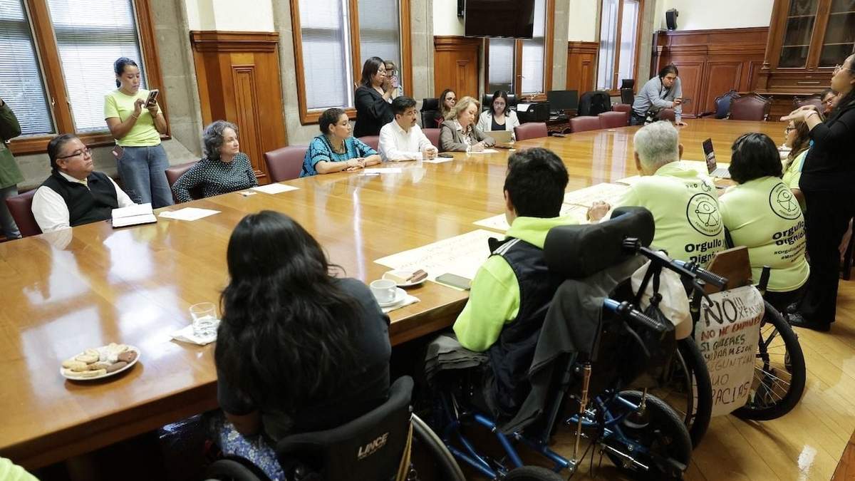 Integrantes del Pleno se reunieron con representantes del Movimiento de Personas con Discapacidad