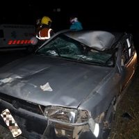 Impactante choque contra un caballo suelto en la Ruta Nacional 40