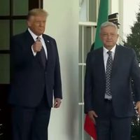 AMLO se rehúsa a opinar sobre el uso de su imagen en campaña de Trump