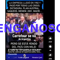 No, este video no prueba que Carrefour se va de Argentina: muestra el cierre de la sucursal en Boedo en 2019