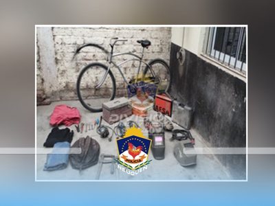 Recuperaron elementos robados a una empresa de Centenario