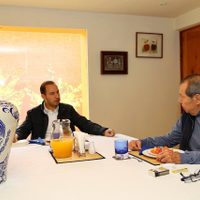 Porfirio Muñoz Ledo recibe en su casa a Marko Cortés; esto fue lo que conversaron