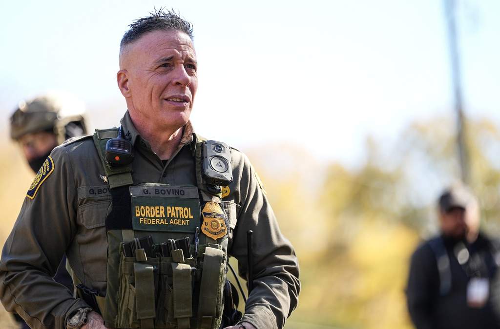 El comandante de la Patrulla Fronteriza de Estados Unidos, Gregory Bovino, el lunes 17 de noviembre de 2025, en Charlotte, Carolina del Norte