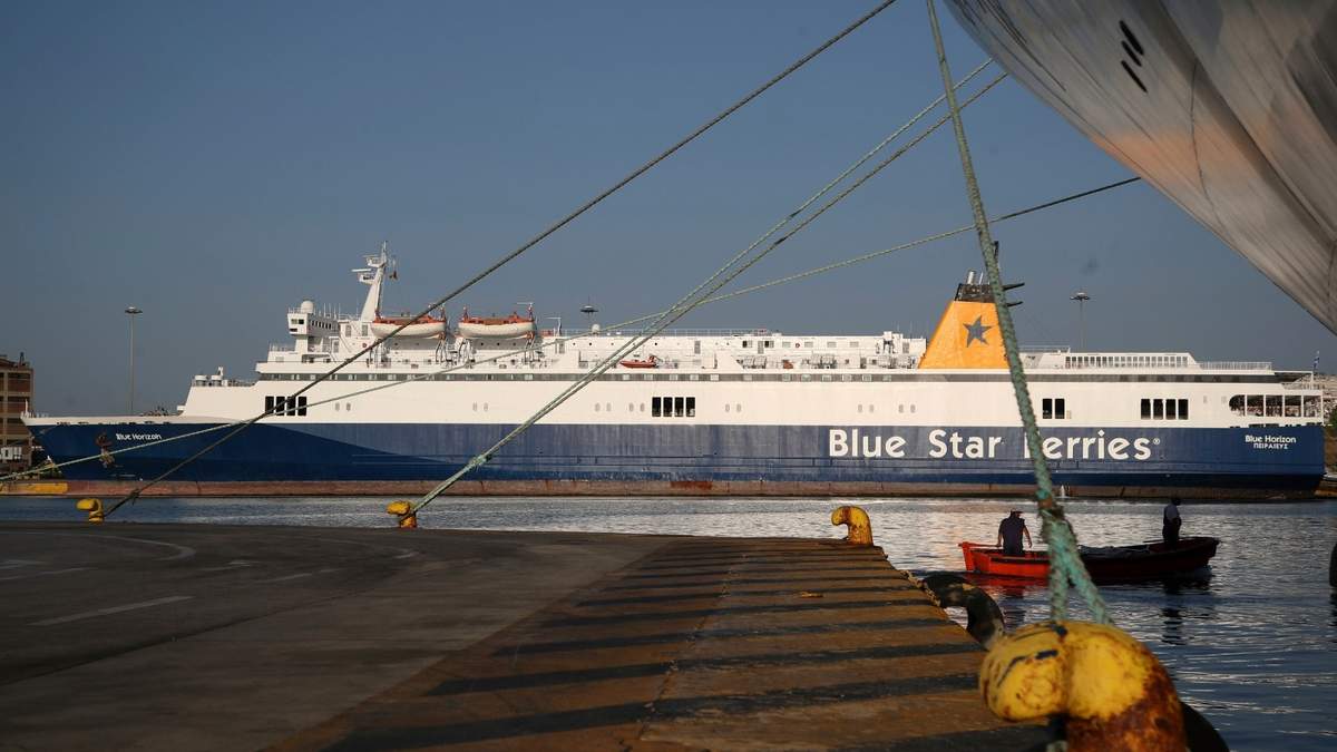 ferry Blue Horizon, desde donde aventaron a un pasajero